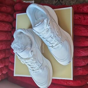 Michael Kors Zuma Trainer Leather - Optic White